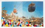 Kelly O'Connor; Skyride, 2013; digitally printed image with collage; 13 x 21.25 in.